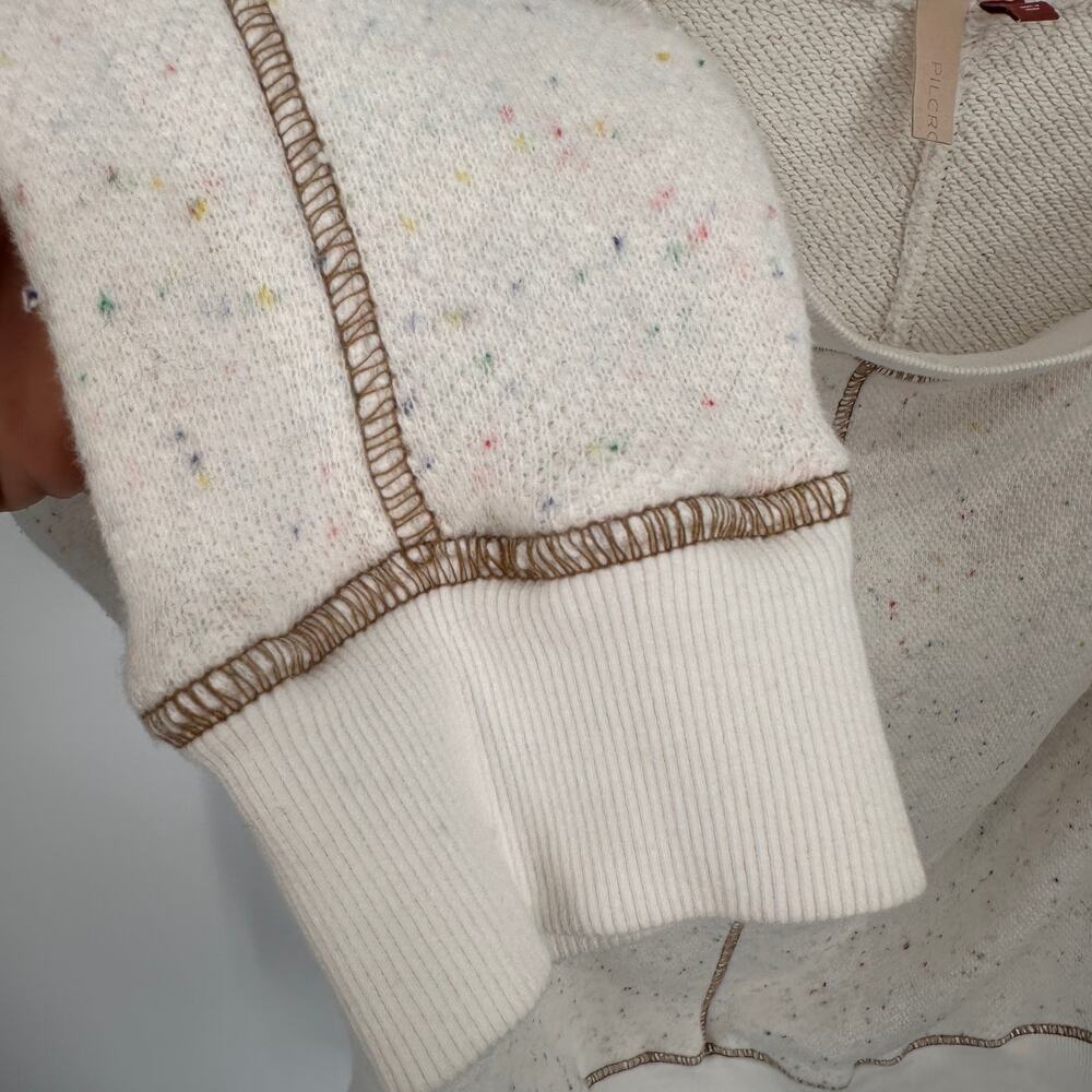 ANTHROPOLOGIE Pilcro Slouchy Off-The-Shoulder Sweatshirt// XXS - Picture 8 of 12